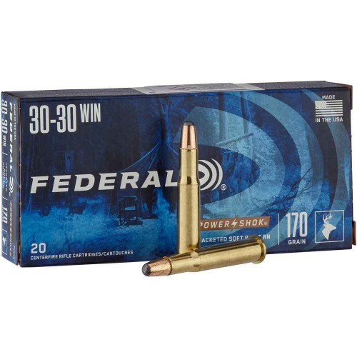 .30-30 Win. Power Shok Tlm 11,0g/170grs. Federal Ammunition