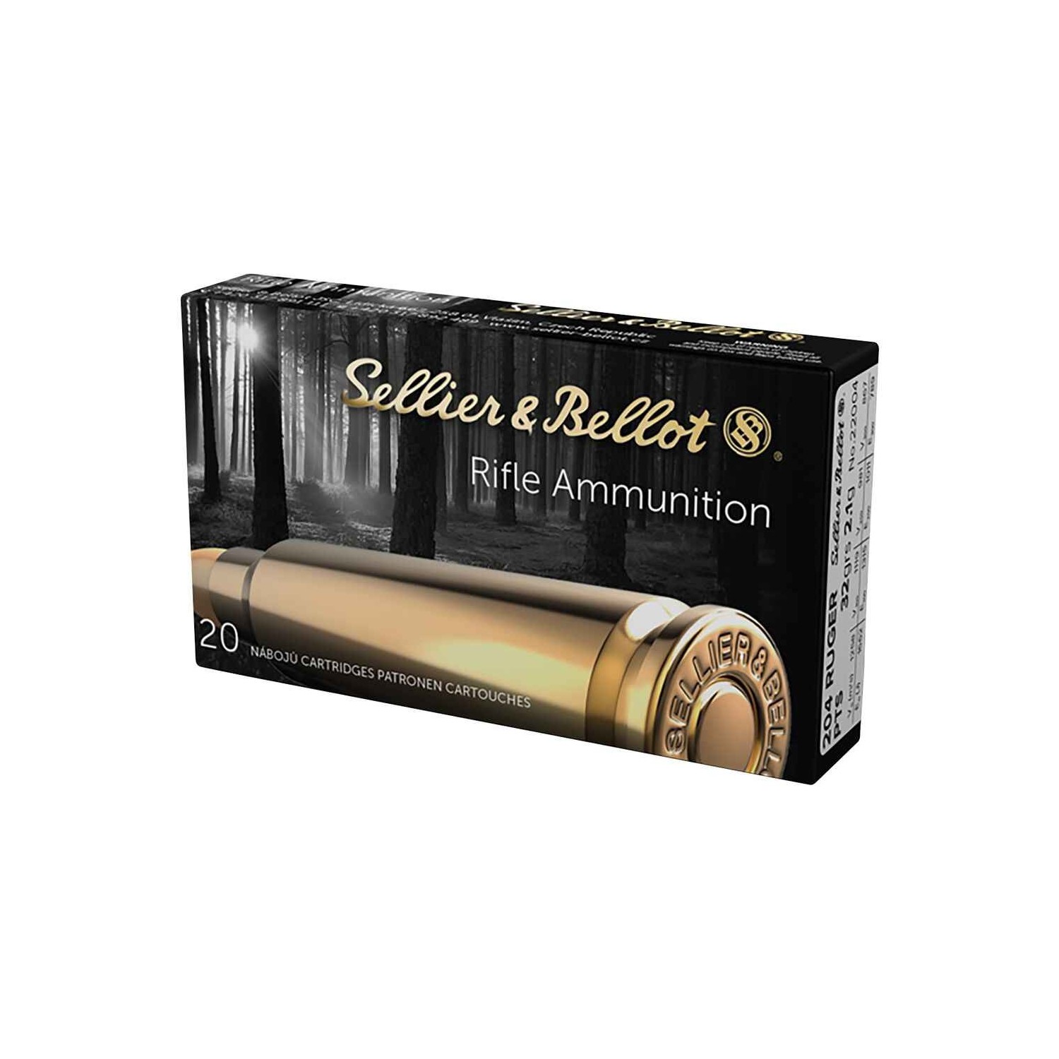 .204 Ruger PTS TLM 2,1g/32grs. Sellier & Bellot