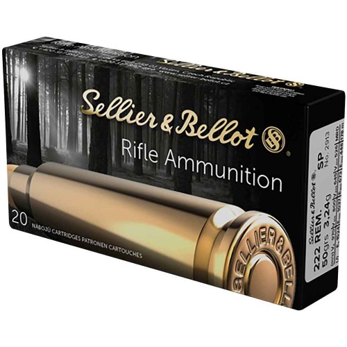 .222 Rem. Teilmantel 3,2g/50grs. Sellier & Bellot