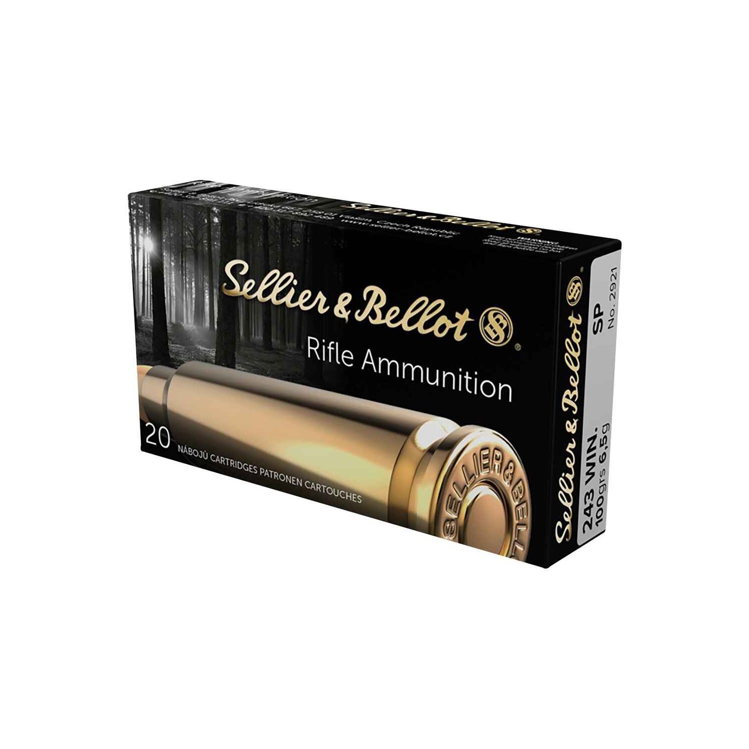 .243 Win. Teilmantel 6,5g/100grs. Sellier & Bellot