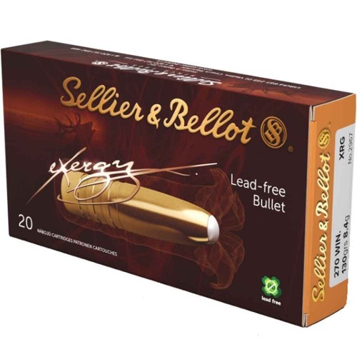 .270 Win. eXergy bleifrei 8,4g/130grs. Sellier & Bellot