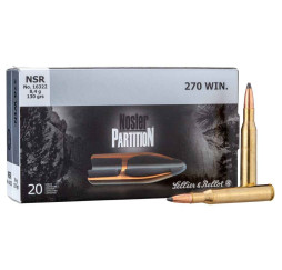 .270 Win. Nosler Partition 8,4g/130grs. Sellier & Bellot