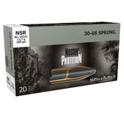 .30-06 Spr. Nosler Partition 11,7g/180grs. Sellier & Bellot