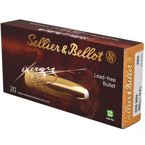 .308 Win. eXergy bleifrei 11,7g/180grs. Sellier & Bellot