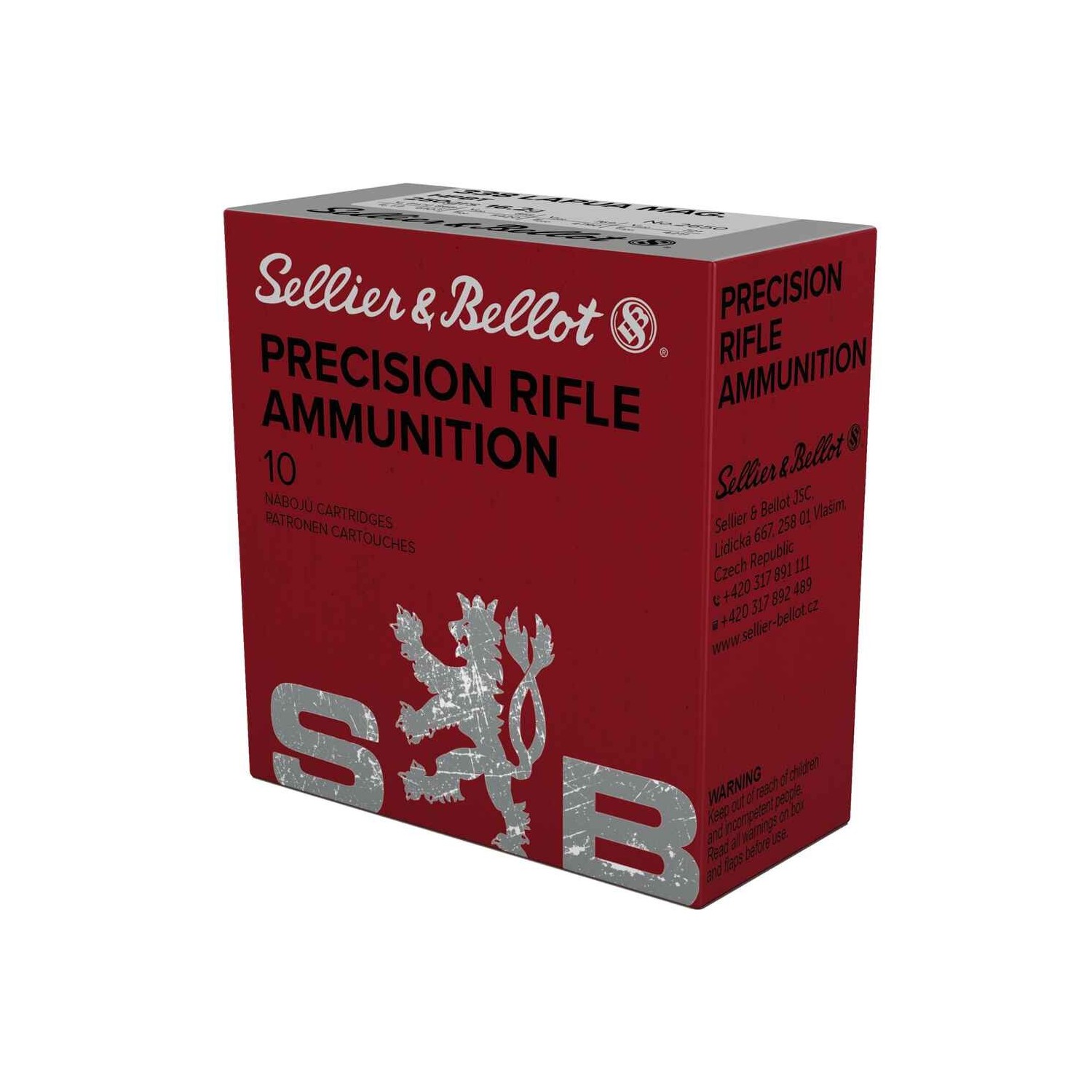 .338 Lapua Mag. Sierra Match King 16,2g/250grs. Sellier & Bellot