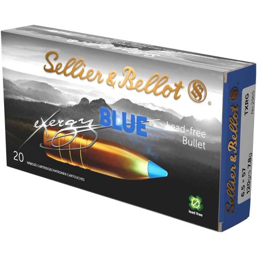 6,5x57 TXRG blue 7,8g/120grs. Sellier & Bellot