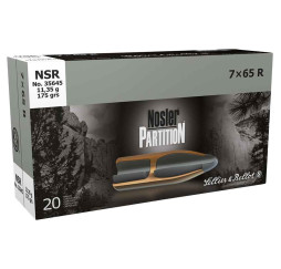 7x65 R Nosler Partition 11,4g/175grs. Sellier & Bellot