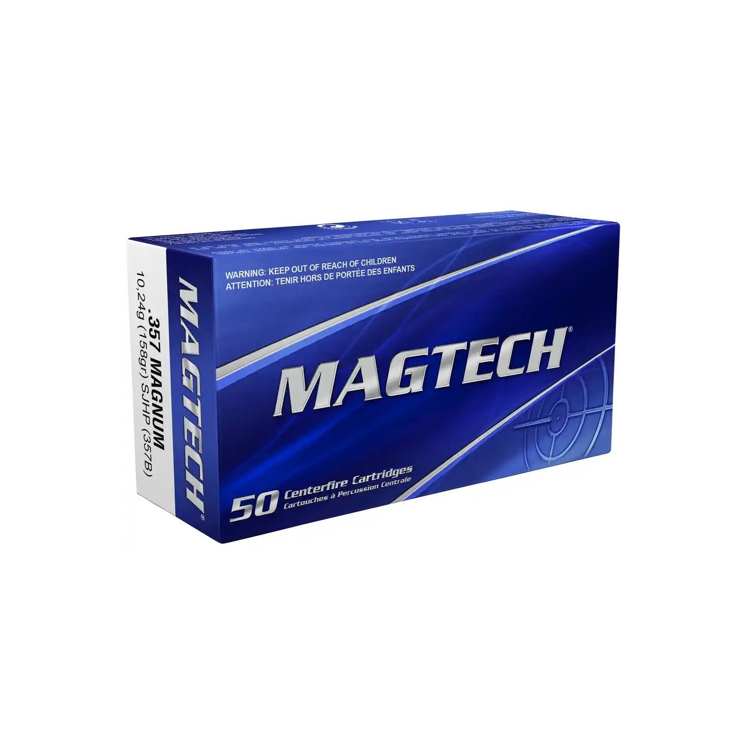 .357 Magnum Teilmantel HP 10,2g/158grs. Magtech