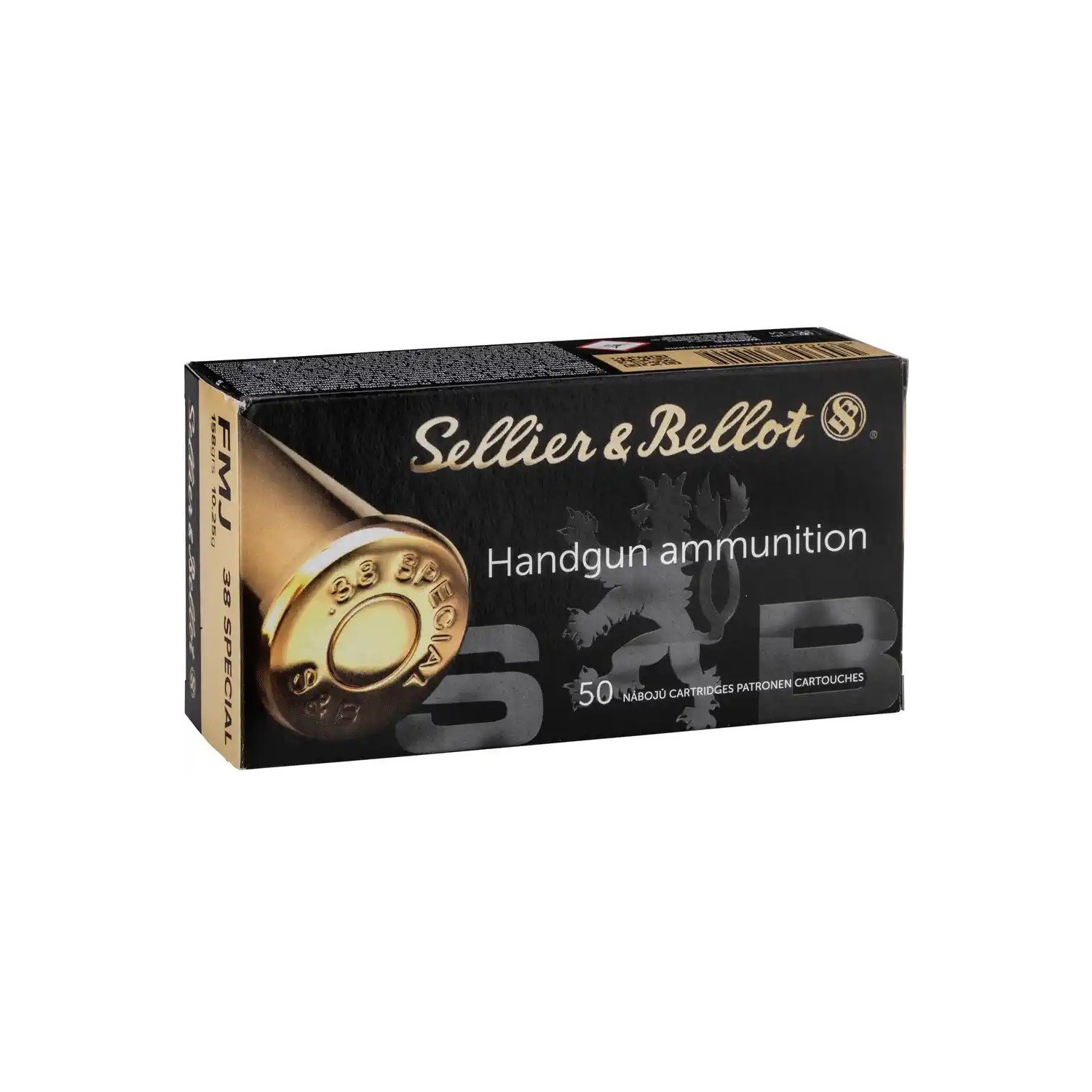 .38 Spec. Vollmantel 10,24g/158grs. Sellier & Bellot