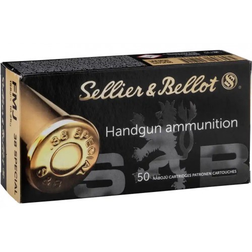 .38 Spec. Vollmantel 10,24g/158grs. Sellier & Bellot