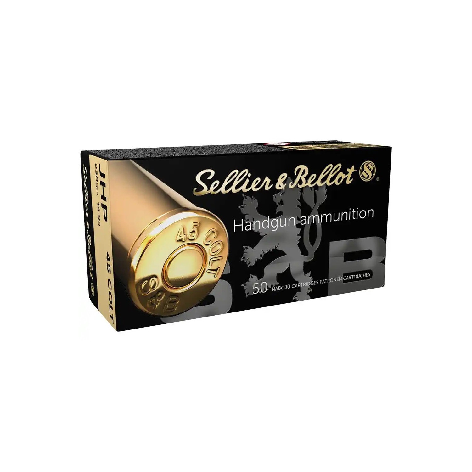 .45 LC JHP 14,9g/230grs. Sellier & Bellot