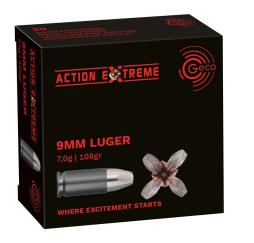 9 mm Luger Action Extreme 7,0g/108grs. Geco