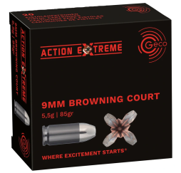 9 mm Br. Kurz Hohlspitz Action Extreme 5,5g/85grs. Geco