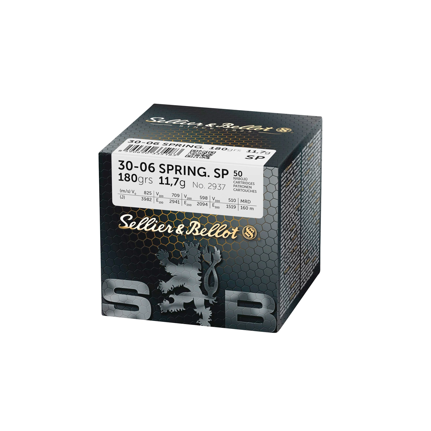 .30-06 Spr. Teilmantel S 11,7g/180grs. Sellier & Bellot