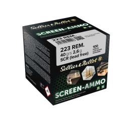 .223 Rem. Screen-Ammo SCR Zink 2,6g/40grs. Sellier & Bellot