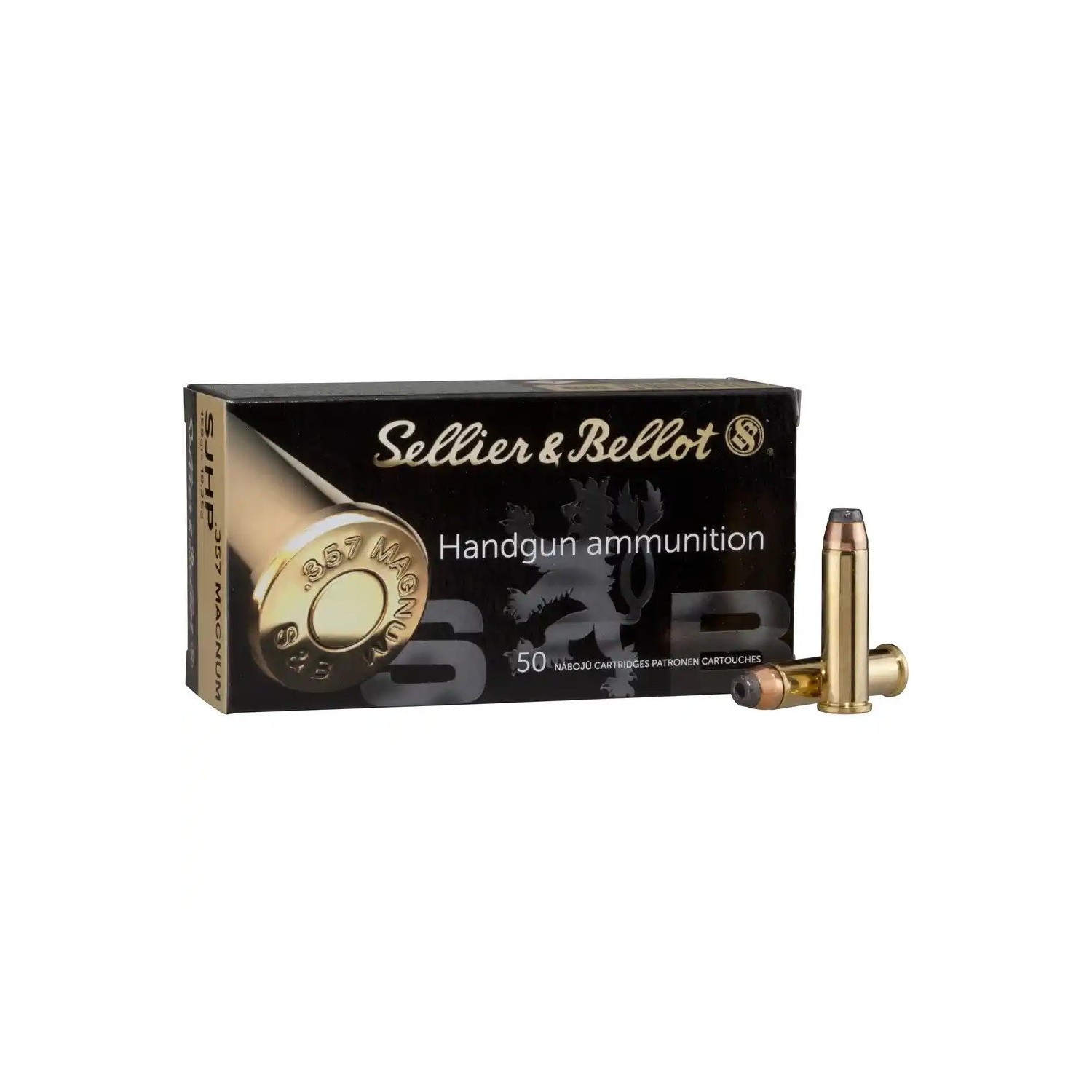 .357 Mag. Teilmantel HP 10,2g/158grs. Sellier & Bellot 2