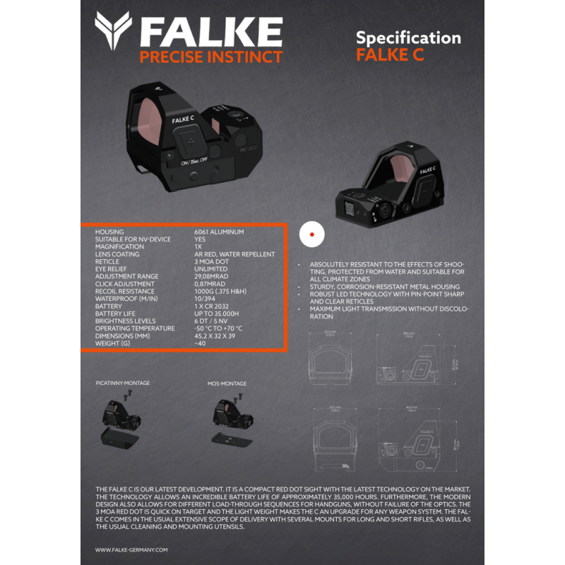 Falke C -ReflexSight