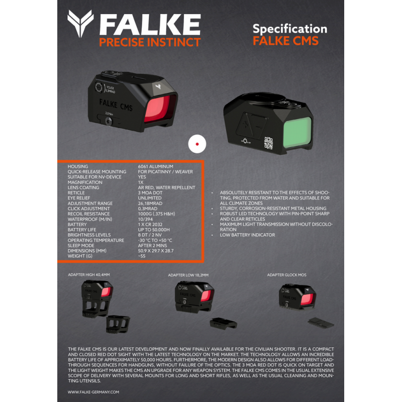 Falke CMS Reflexvisier