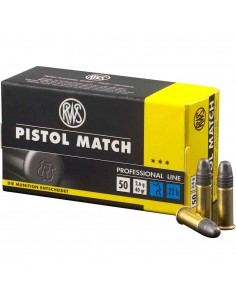 .22 lfB. Pistol Match 2,6g/40grs. RWS