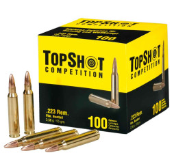 Büchsenmunition .223 Rem. Vlm BT, 3,6g/55grs.  TOPSHOT Competition