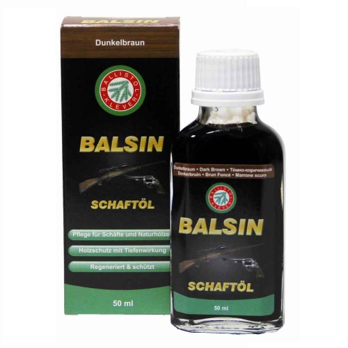 Schaftöl Balsin, dunkelbraun, 50 ml